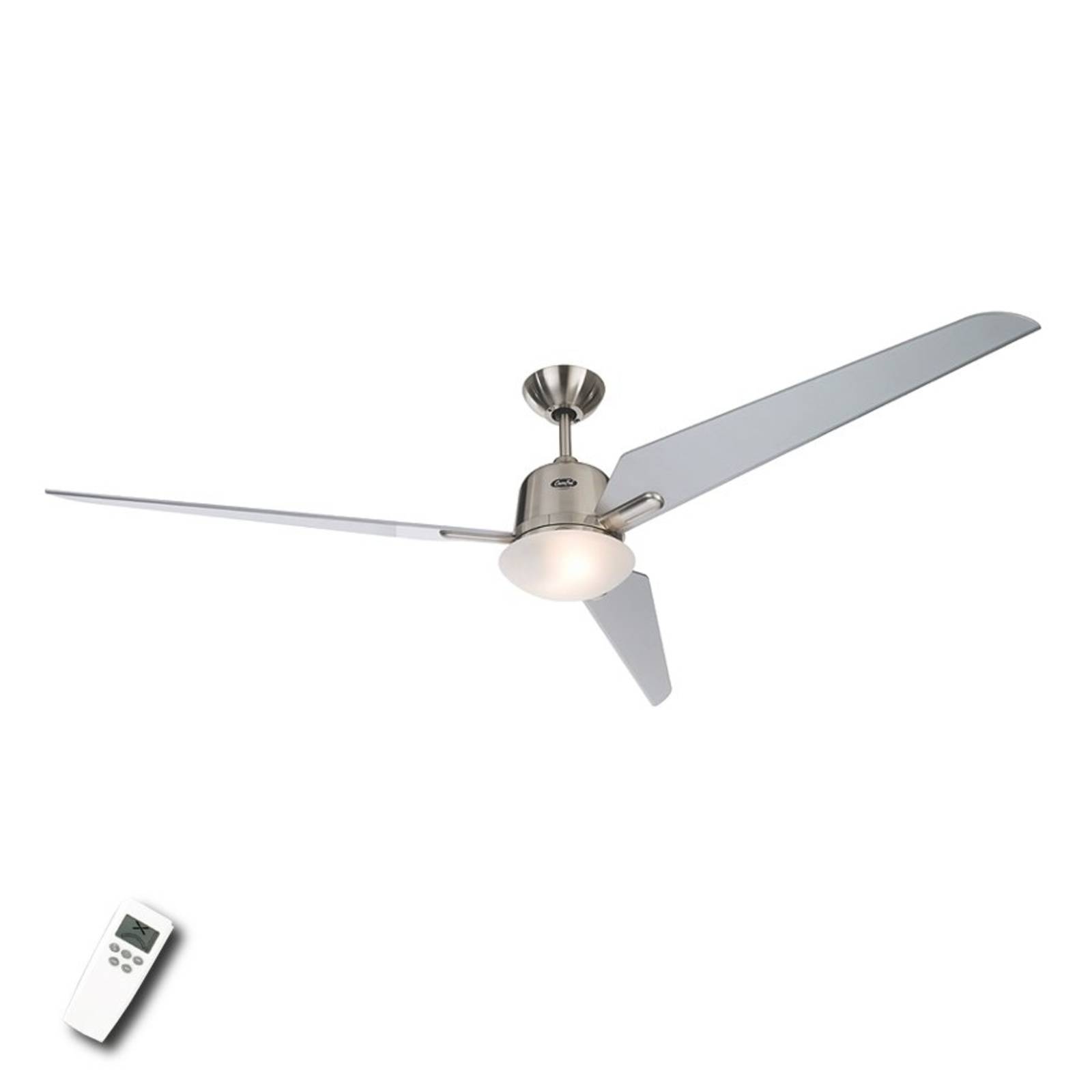 E-shop Stropný ventilátor Eco Aviatos strieborný 162 cm