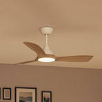 Wentylator LED Philips Olas, średnica 106 cm, brązowo-biały, CCT