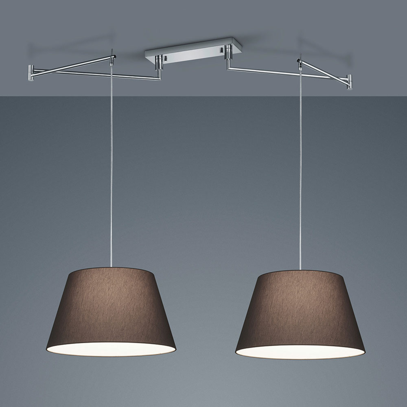 Helestra Certo hanglamp conisch 2-lamps