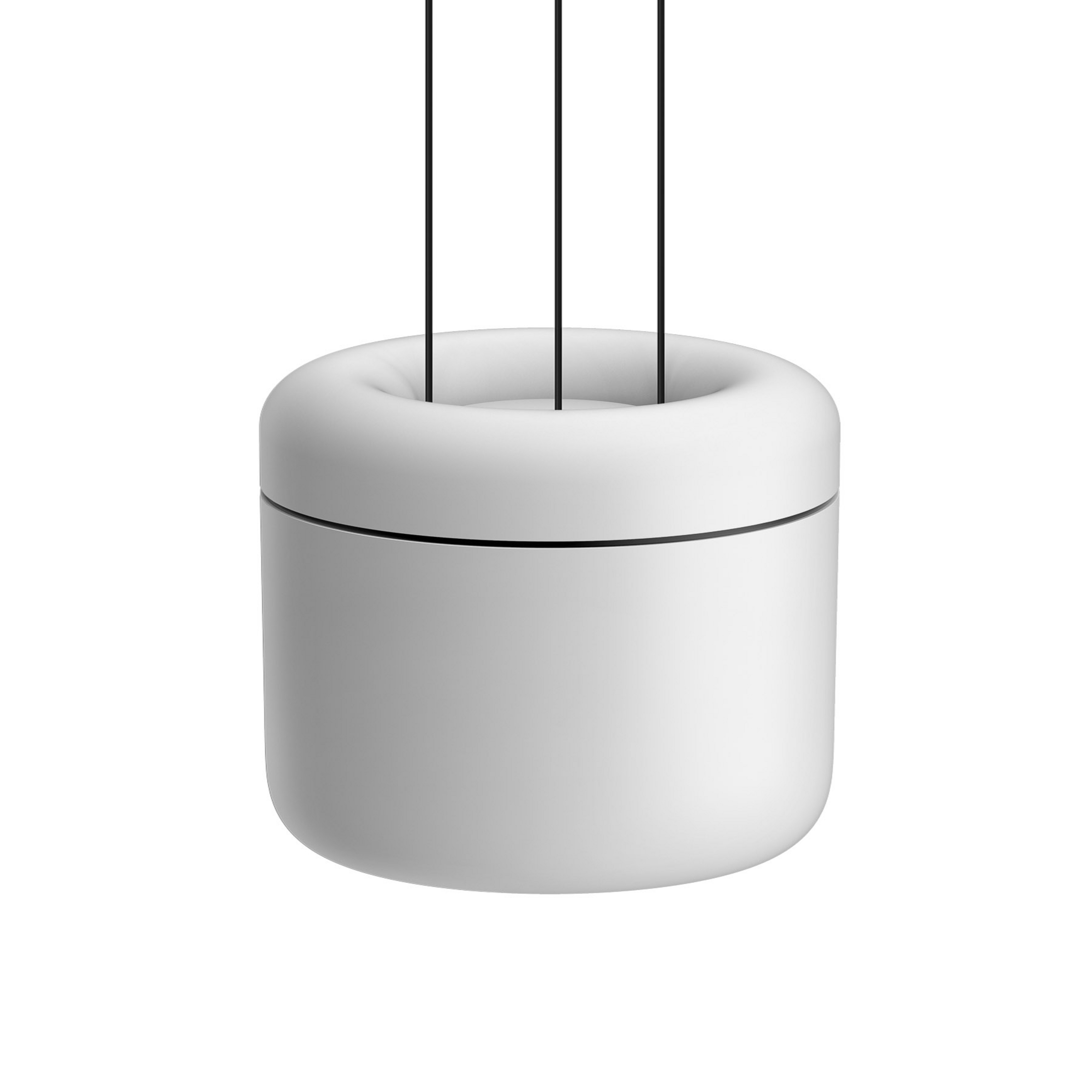 serien.lighting Cavity Suspension L 2,700K, valkoinen