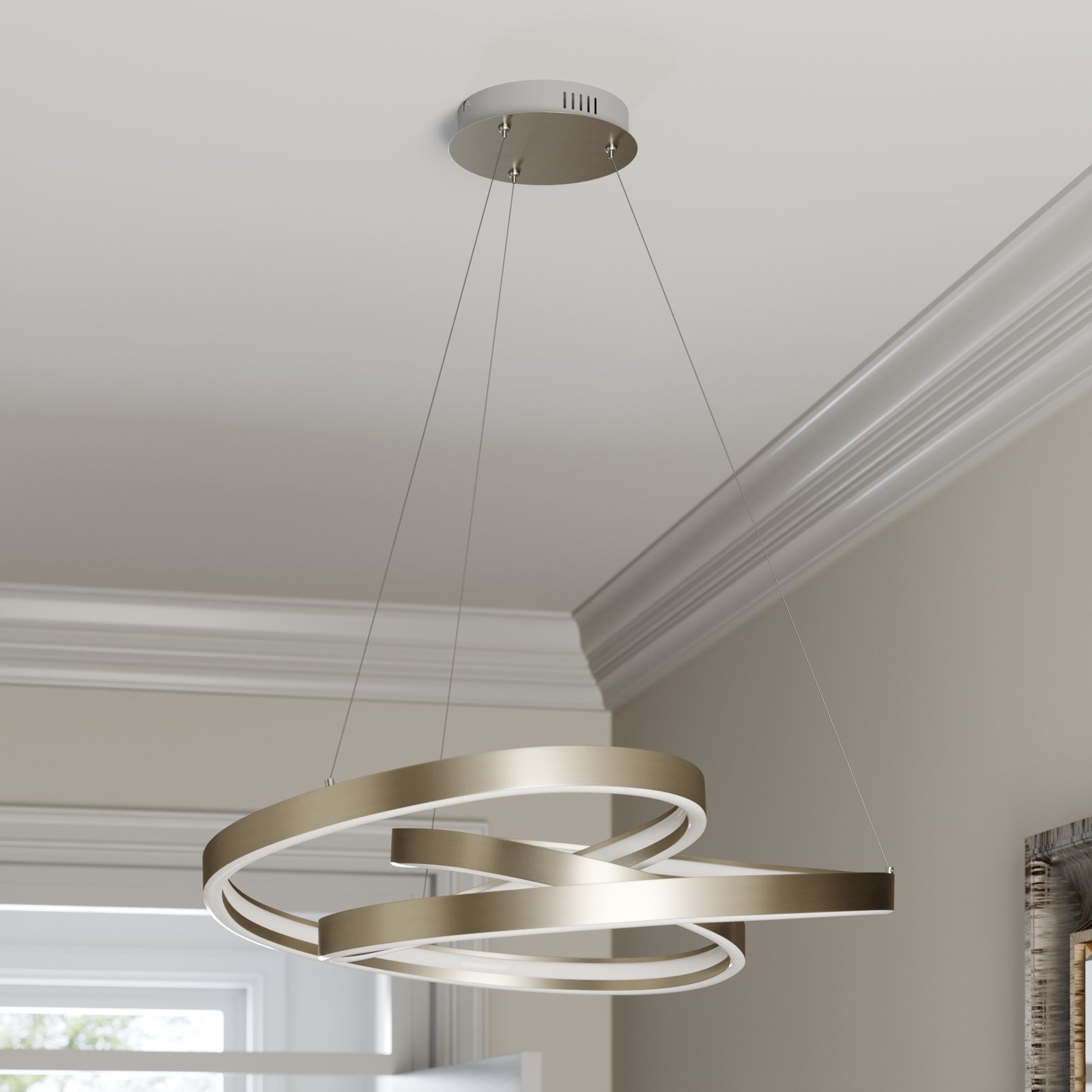 Gunbritt LED Hanglamp Ø80 Alu - Lucande