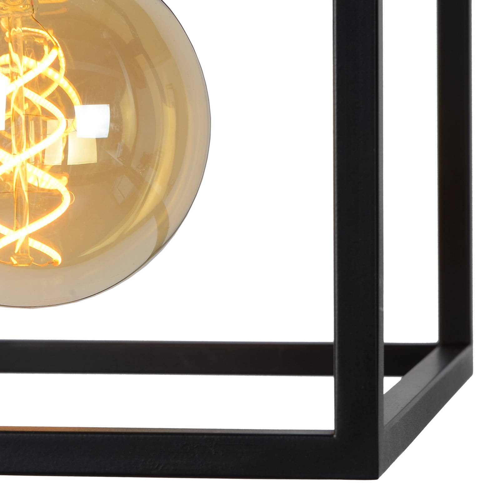 Lampa wisząca Ruben, czarna, metalowa, 1-punktowa