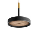 OLEV LED-Hängelampe OVERFLY, schwarz Ø 15 cm, Metall 927 dim