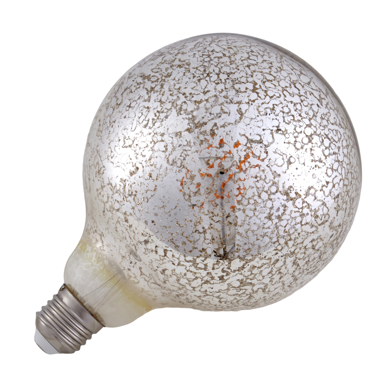 Lucande LED žárovka E27 Ø12,5cm 4W 1800K konfety