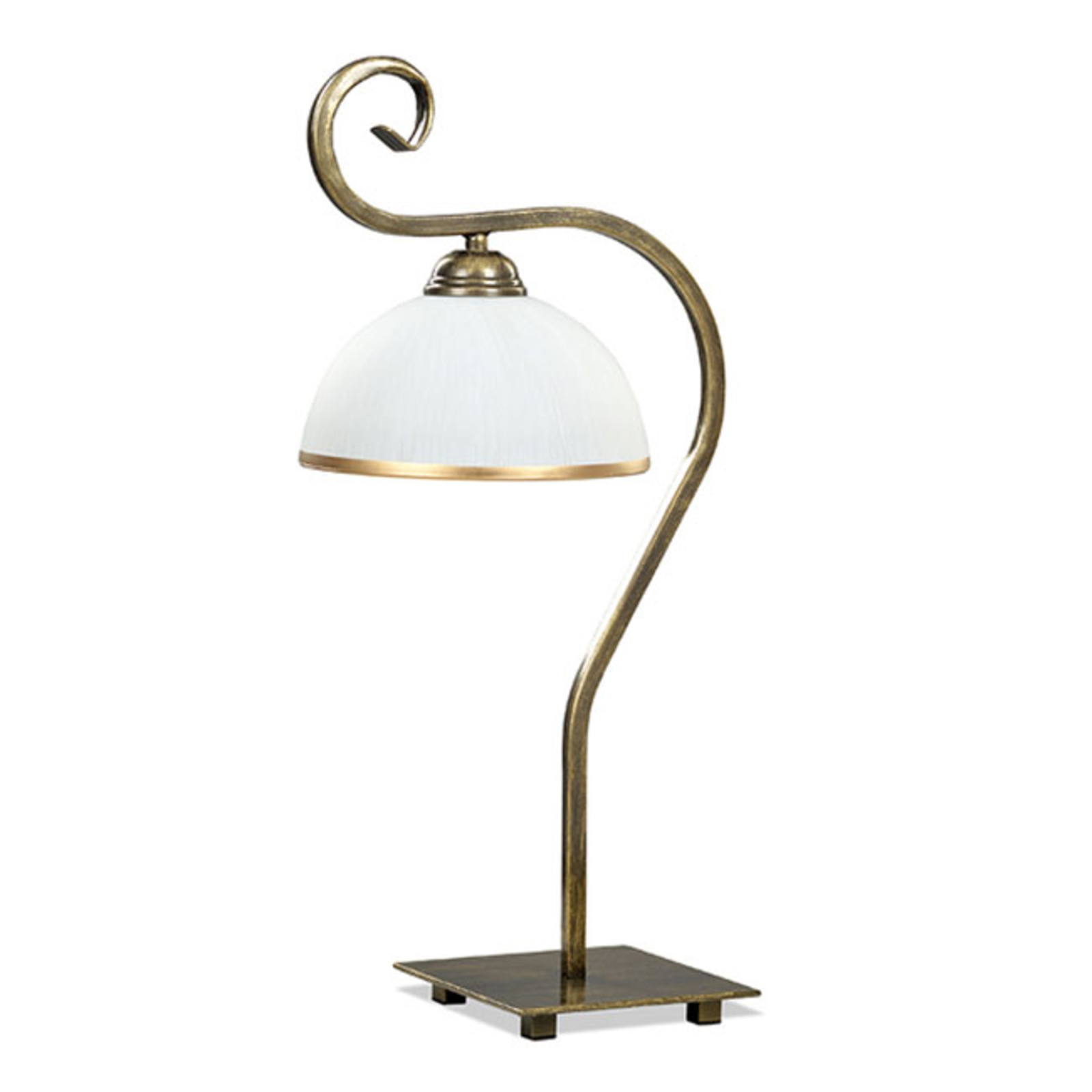 Lampa stołowa Wivara LN1 klasyczny design, złota