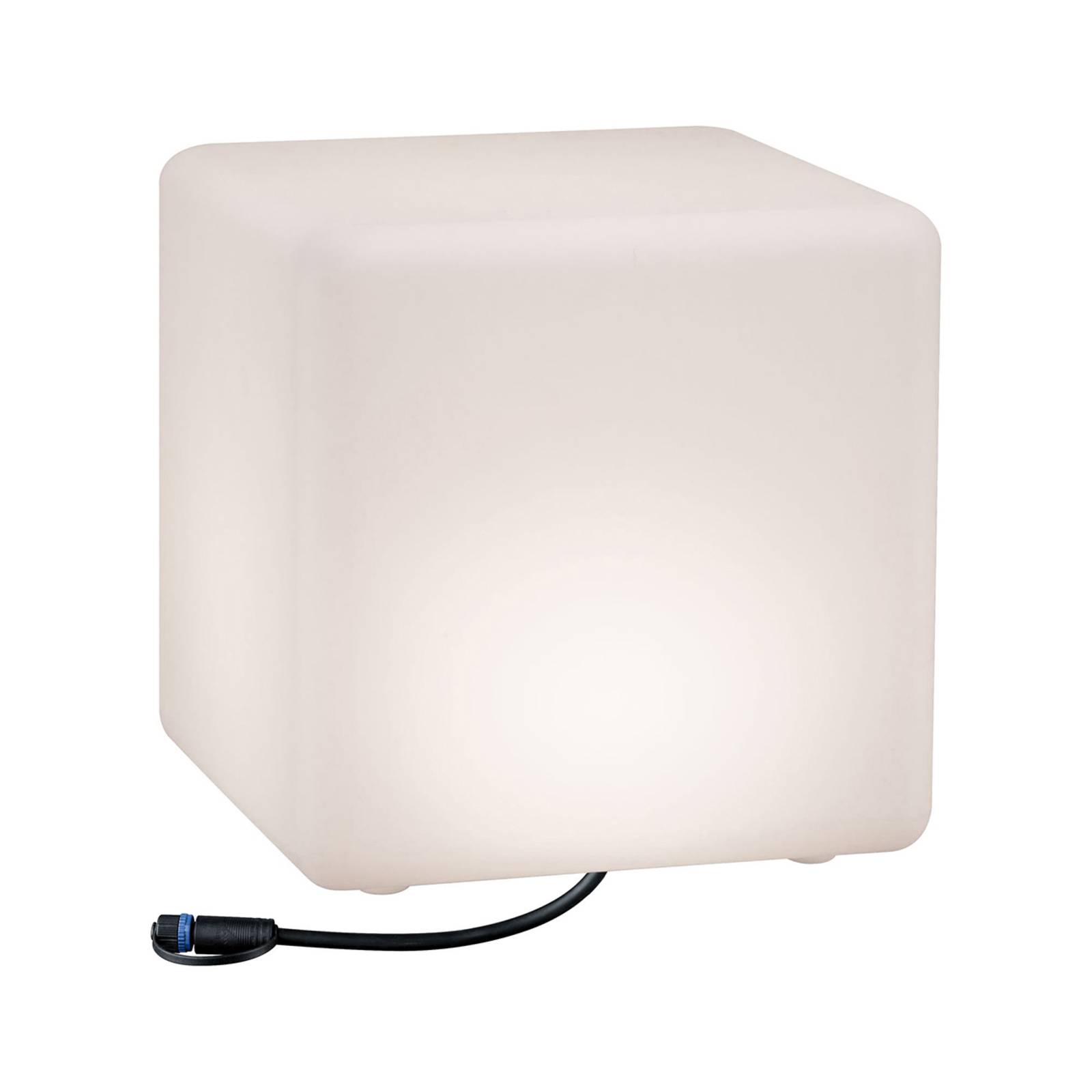 Paulmann Plug & Shine lampe déco LED Cube 30 cm