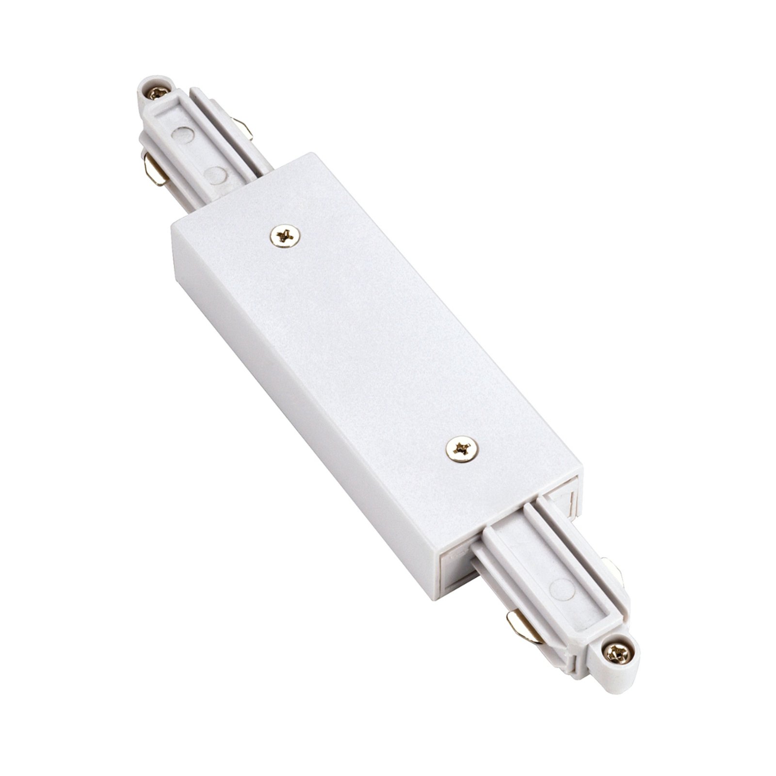 SLV Longitudinal connector with feed option, white