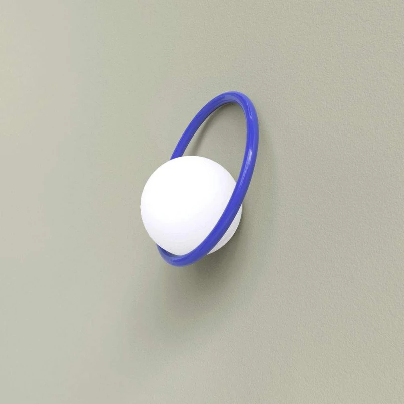 Swedish Ninja - Hula Hoop Væglampe Electric Blue