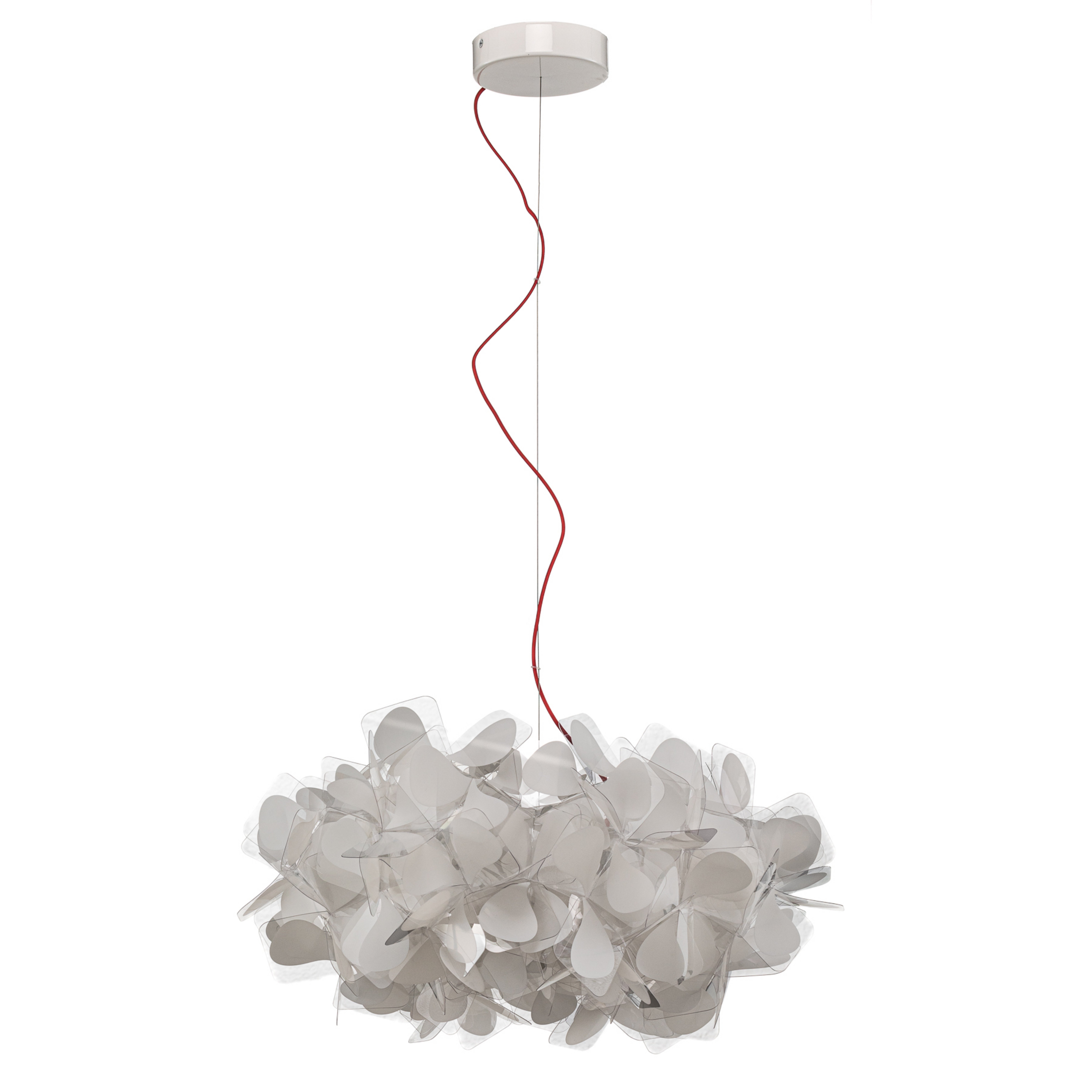 Clizia Mama Non Mama lampă suspendată, Ø 53 cm, alb/roșu - Slamp