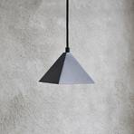 ferm LIVING Kare závěsná lampa, černá, nerezová ocel, 12,5 cm