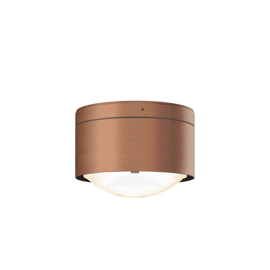 Puk! 120 One LED-Deckenspot Linse matt, kupfer