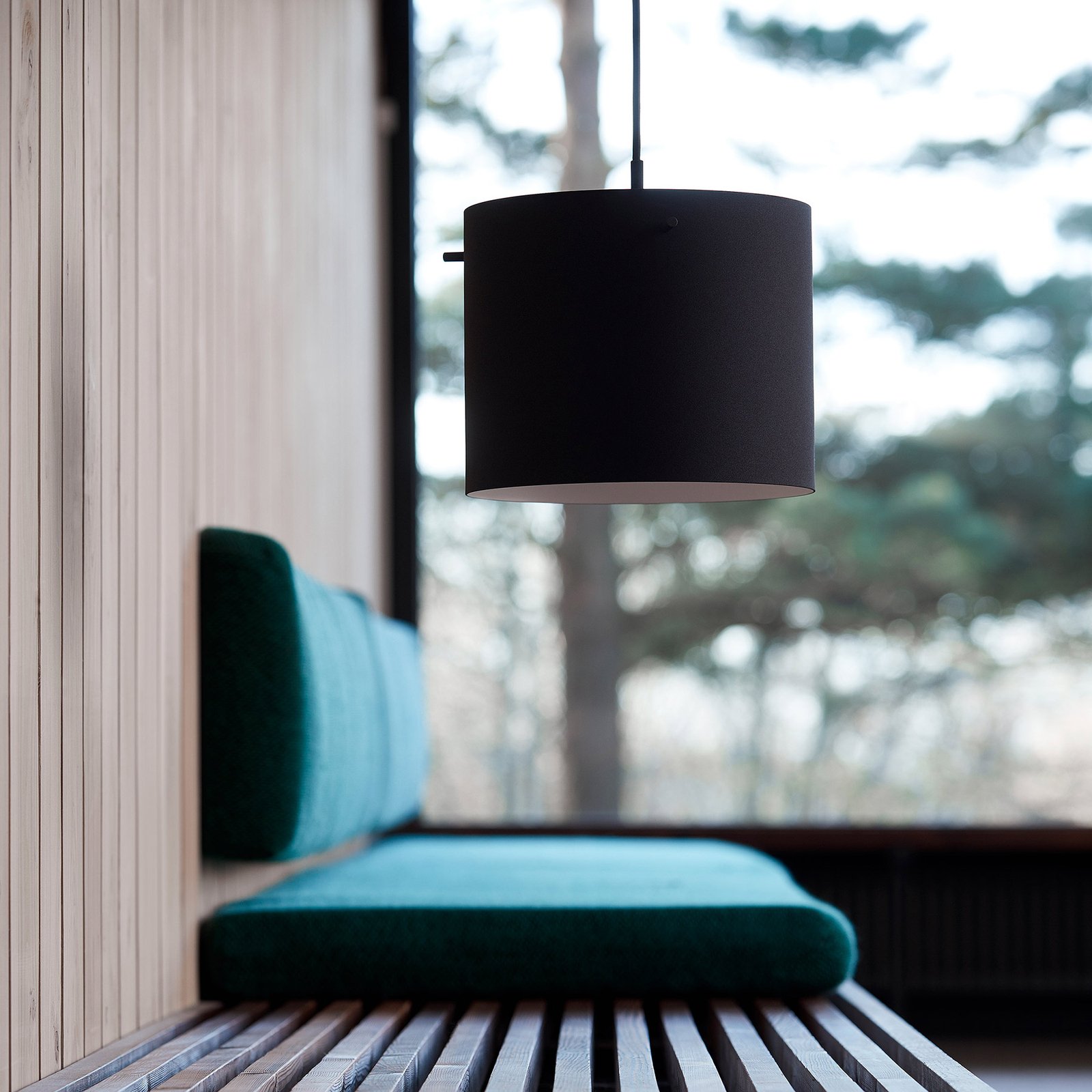 FM 1954 Pendant Ø28 Matt Black - Frandsen