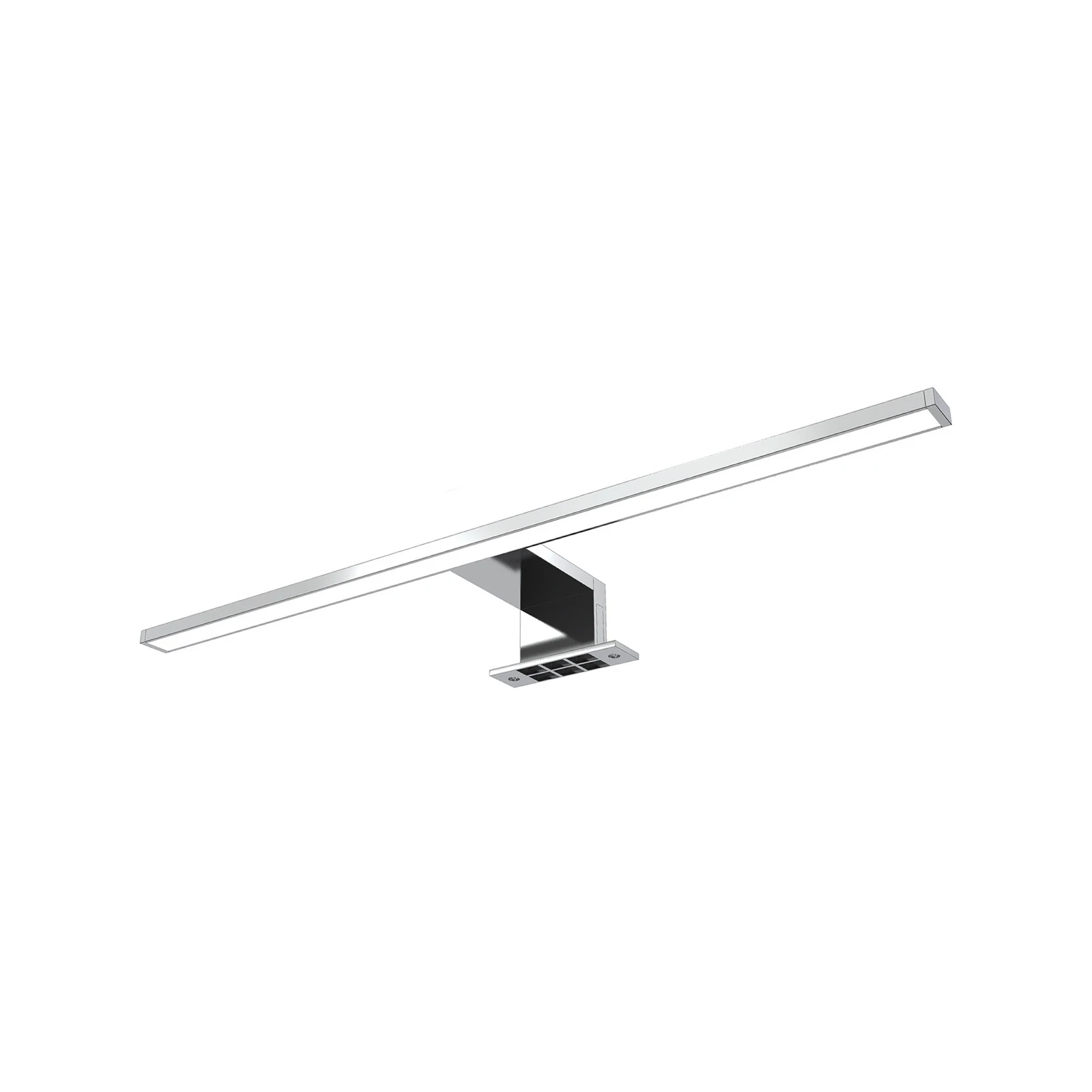 LED spiegellamp Mira, B 60 cm, chroom, metaal, 4.000 K