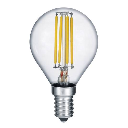 LED bulb E14 4 W filament, 2,700 K switch dimmer
