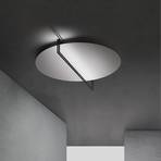 ICONE Essenza таванно осветление 927 Ø70cm бяло/черно
