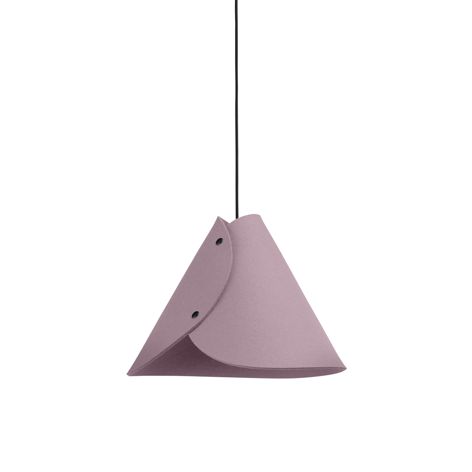 ALMUT 0314 pendant light, conical 1-bulb soft pink