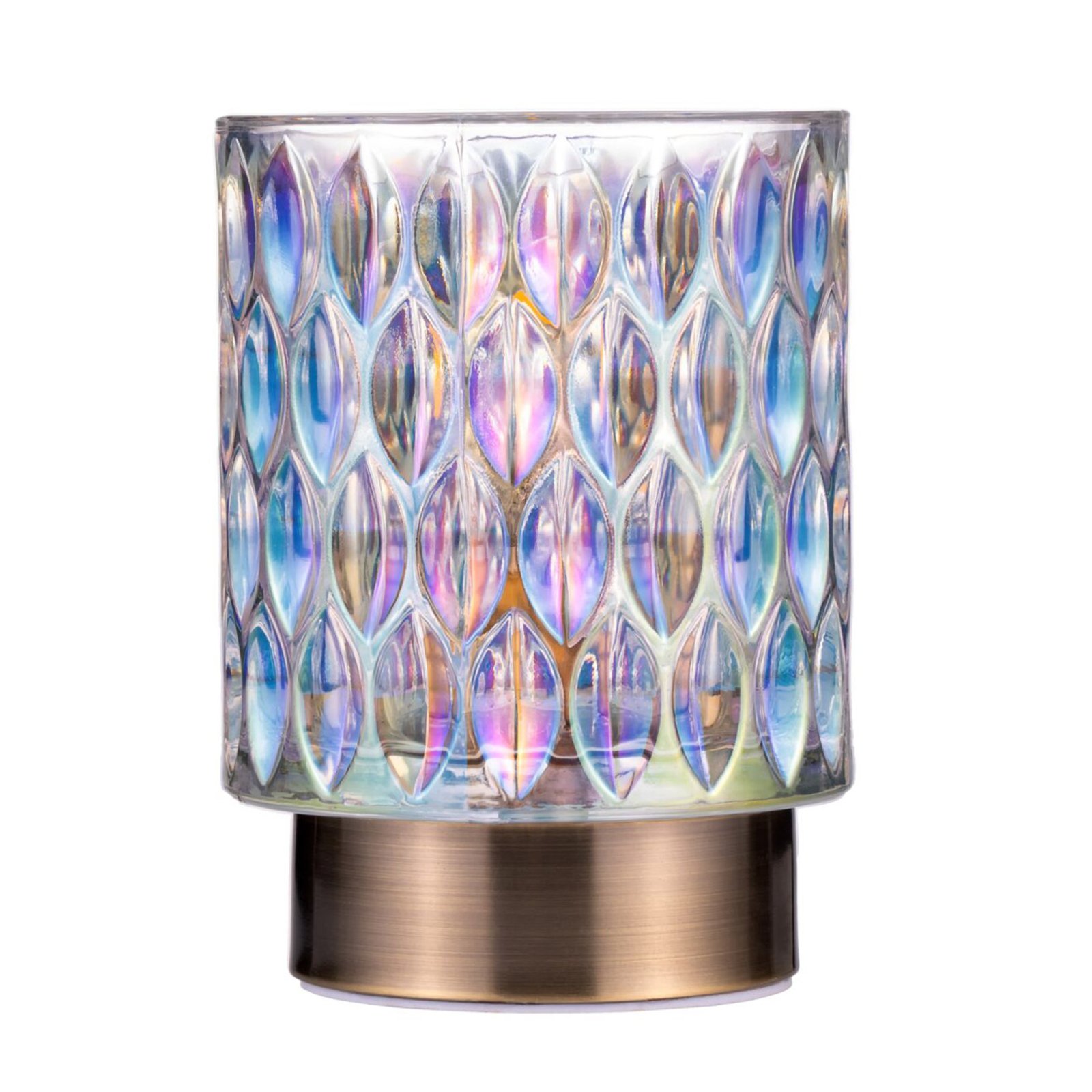 Pauleen Clear Glamour dekorlampa av glas batteri