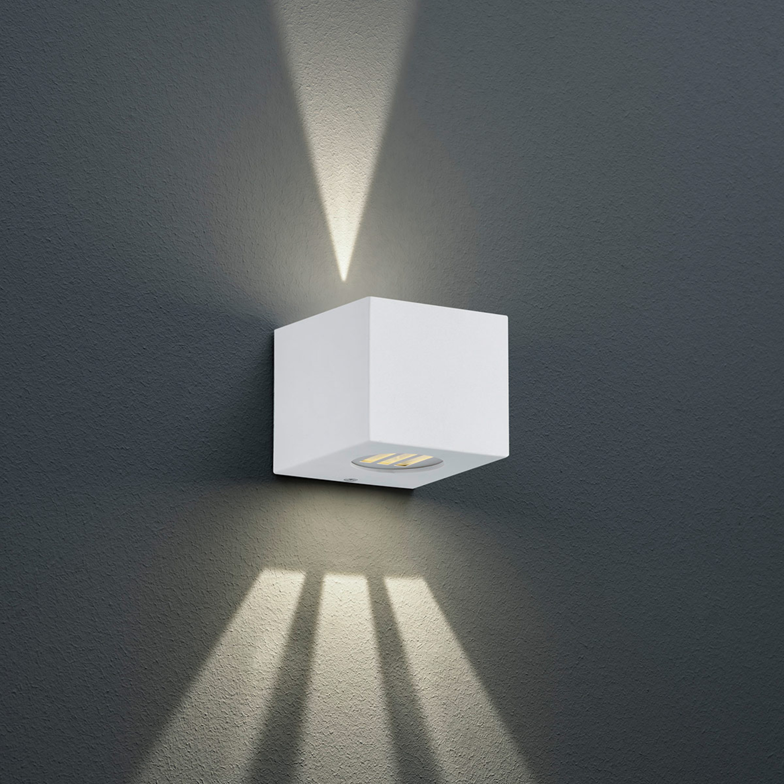 Rechthoekige LED buitenwandlamp Cordoba