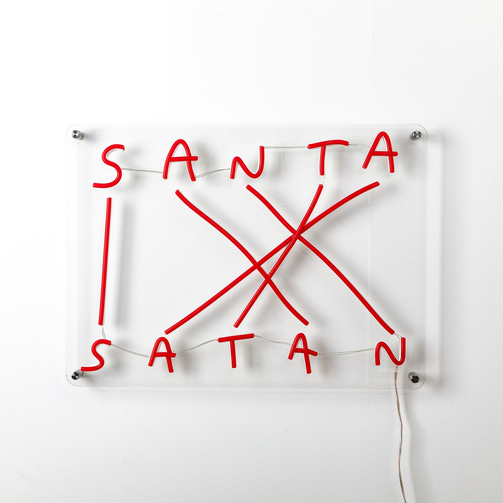Santa-Satan LED-Sign - Seletti