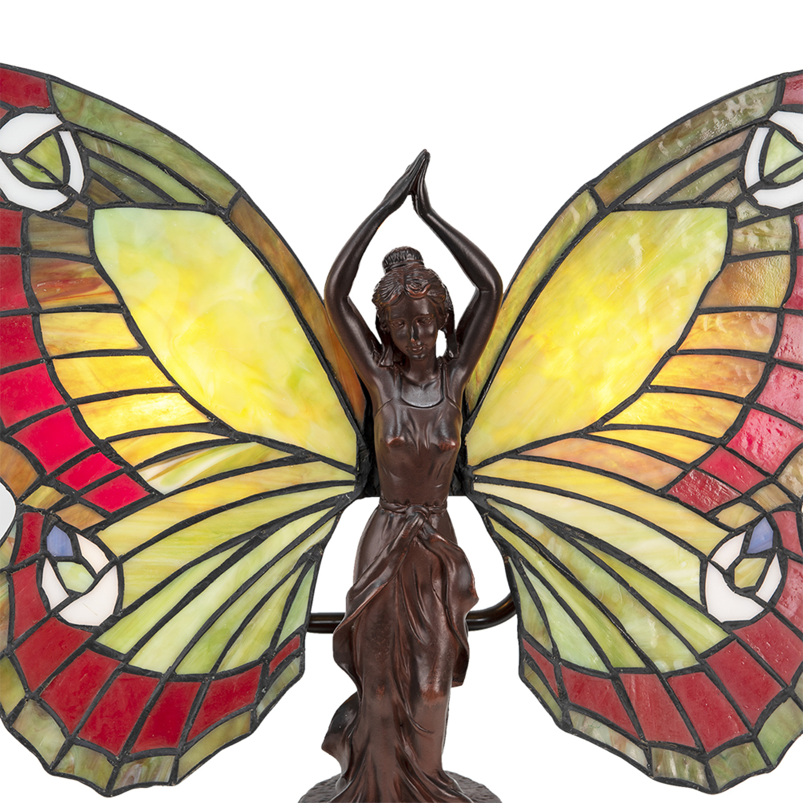 Candeeiro de mesa 5LL-6085 Butterfly em estilo Tiffany