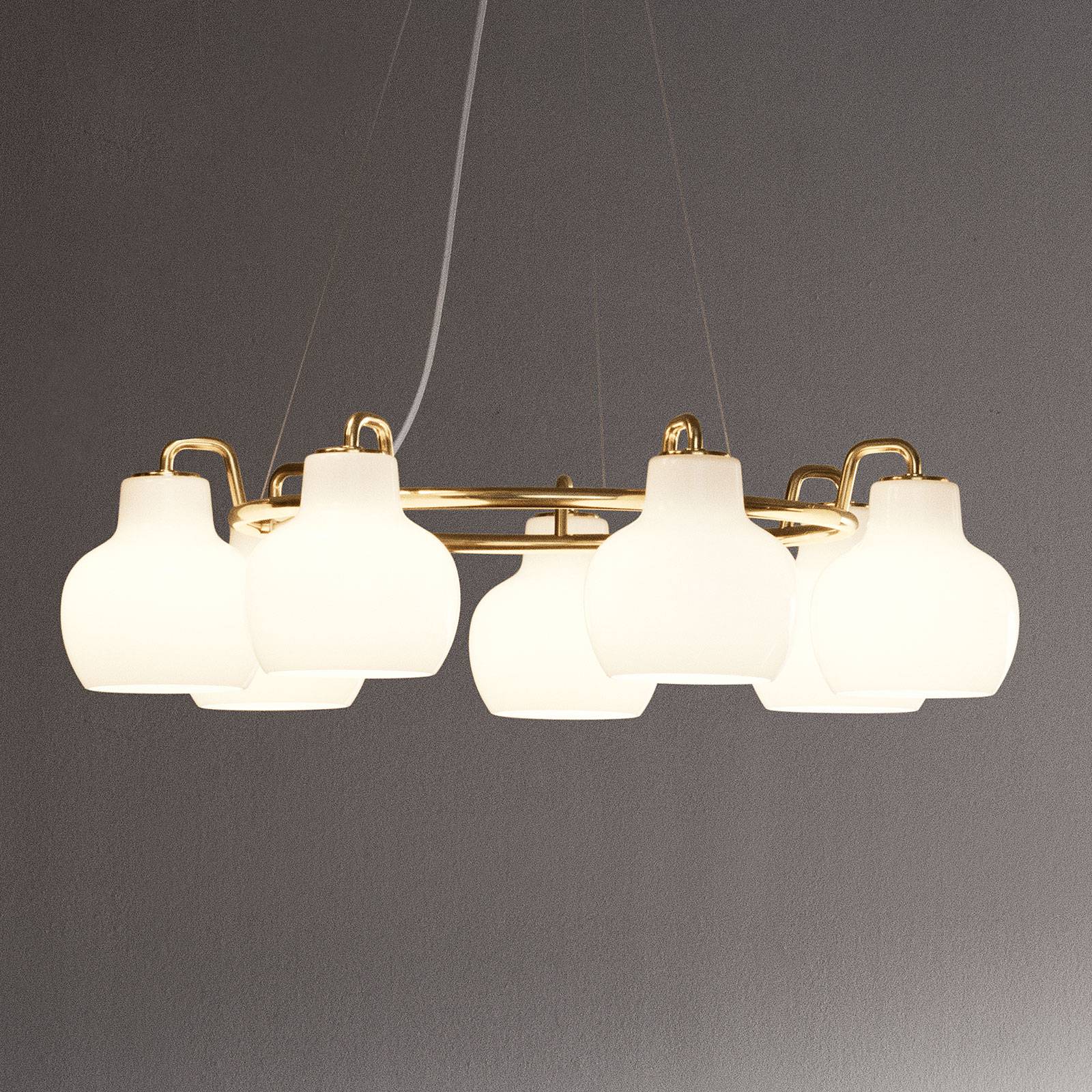 Louis Poulsen suspension VL Ring Crown à 7 lampes