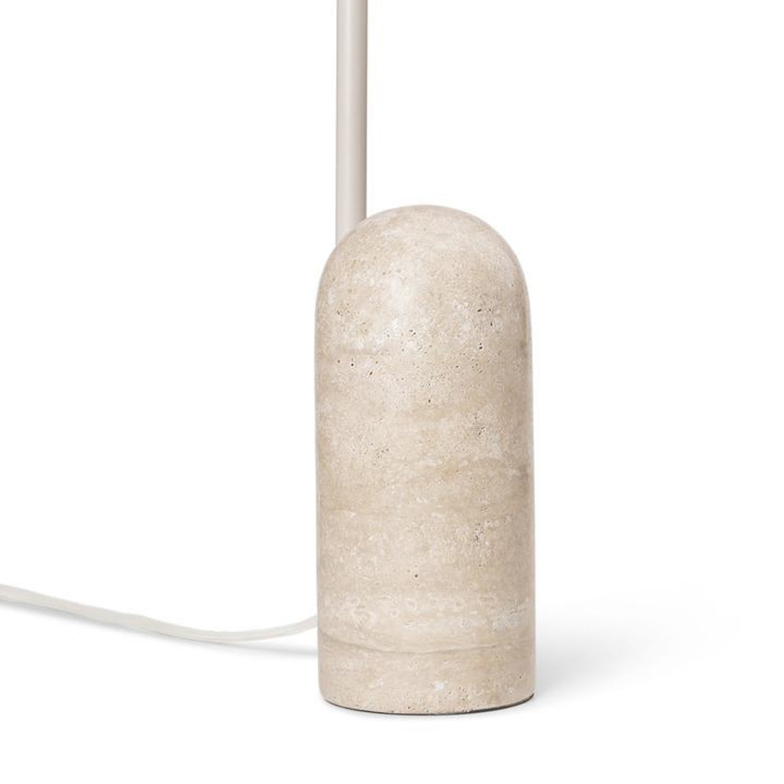 Arum Bordlampe Cashmere ferm LIVING - Stue - Design - Marmor - Med én lyskilde