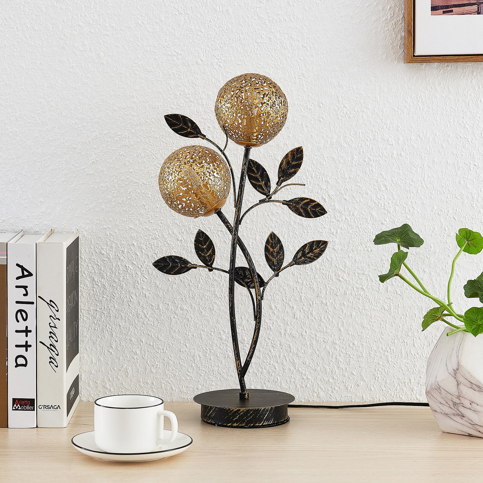 Evory 2 Lampe de Table Gold - Lucande