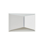 Anlira LED-udendørs væglampe, op og ned, hvid, IP65 - Lindby