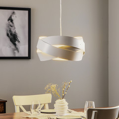 Lampada sospensione Tornado Ø 40 cm bianco