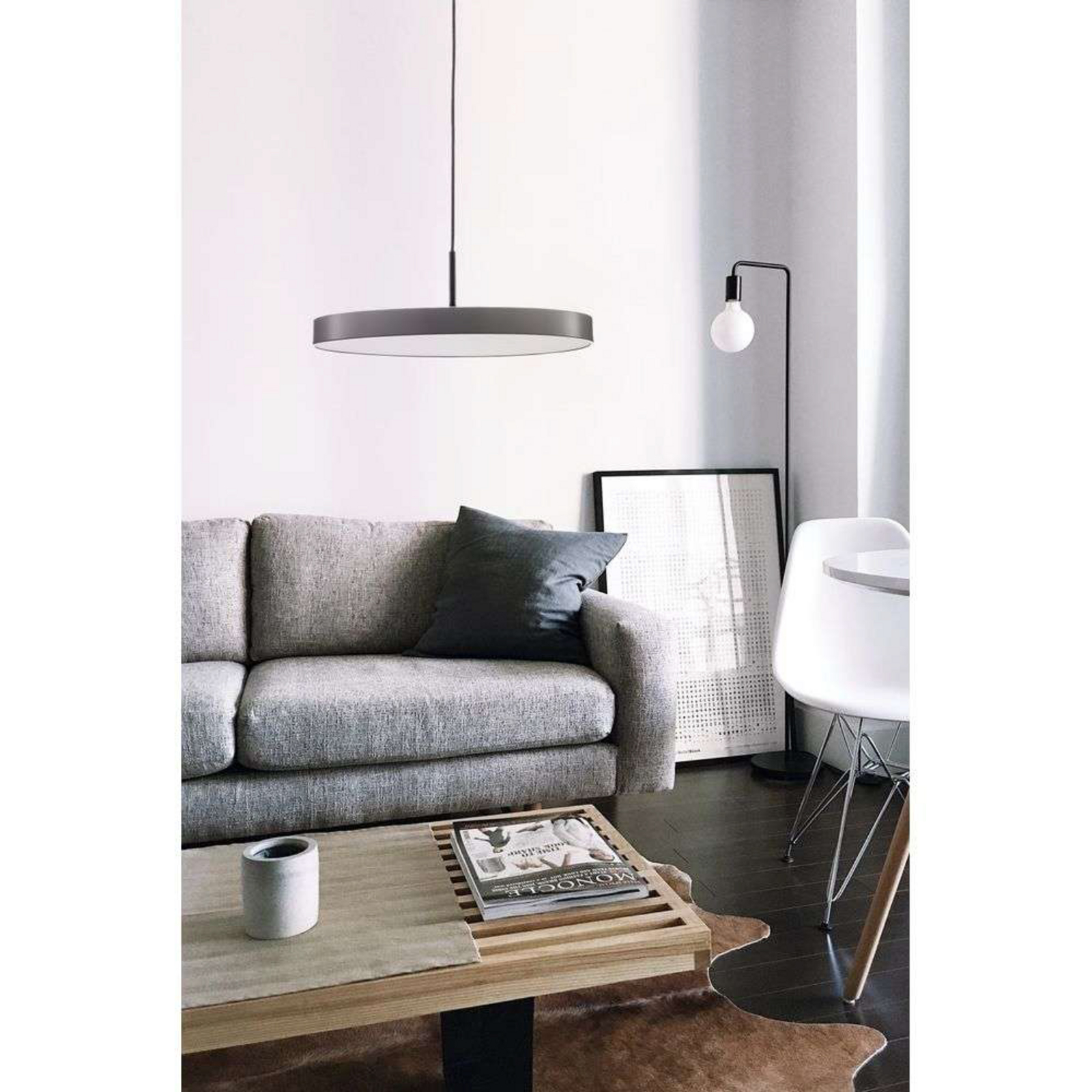 Asteria Závěsná Lampa Ultimate Grey - UMAGE