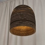 OSRAM Hängeleuchte BALL BELL, braun, Ø 26 cm, Wellpappe, E27
