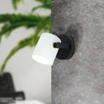 Aplique Hornwood con detalles de madera, blanco