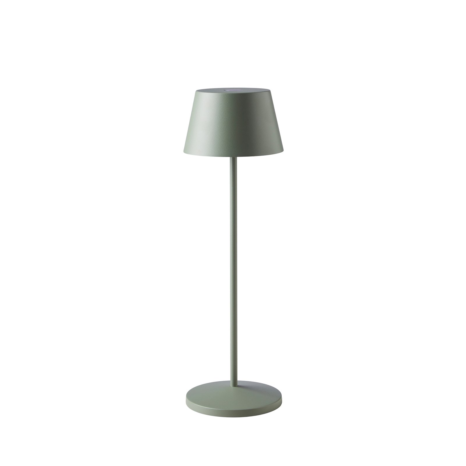 LOOM DESIGN LED terraslamp, groen-grijs