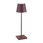 Zafferano Poldina batteri bordslampa IP65 bordeaux