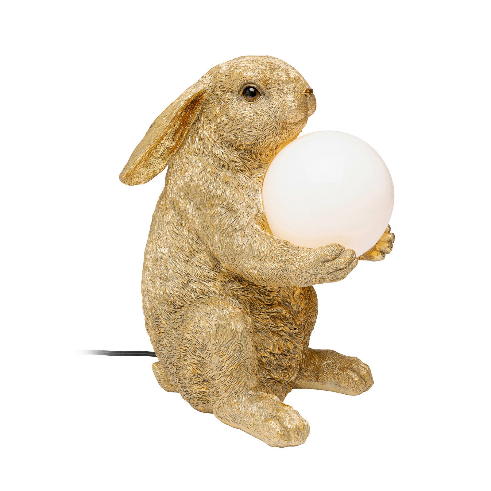 Kare laualamp Sweet Rabbit, kuldne, kõrgus 15 cm, E27 Kare laualamp Sweet Rabbit, kuldne, kõrgus 15 cm, E27