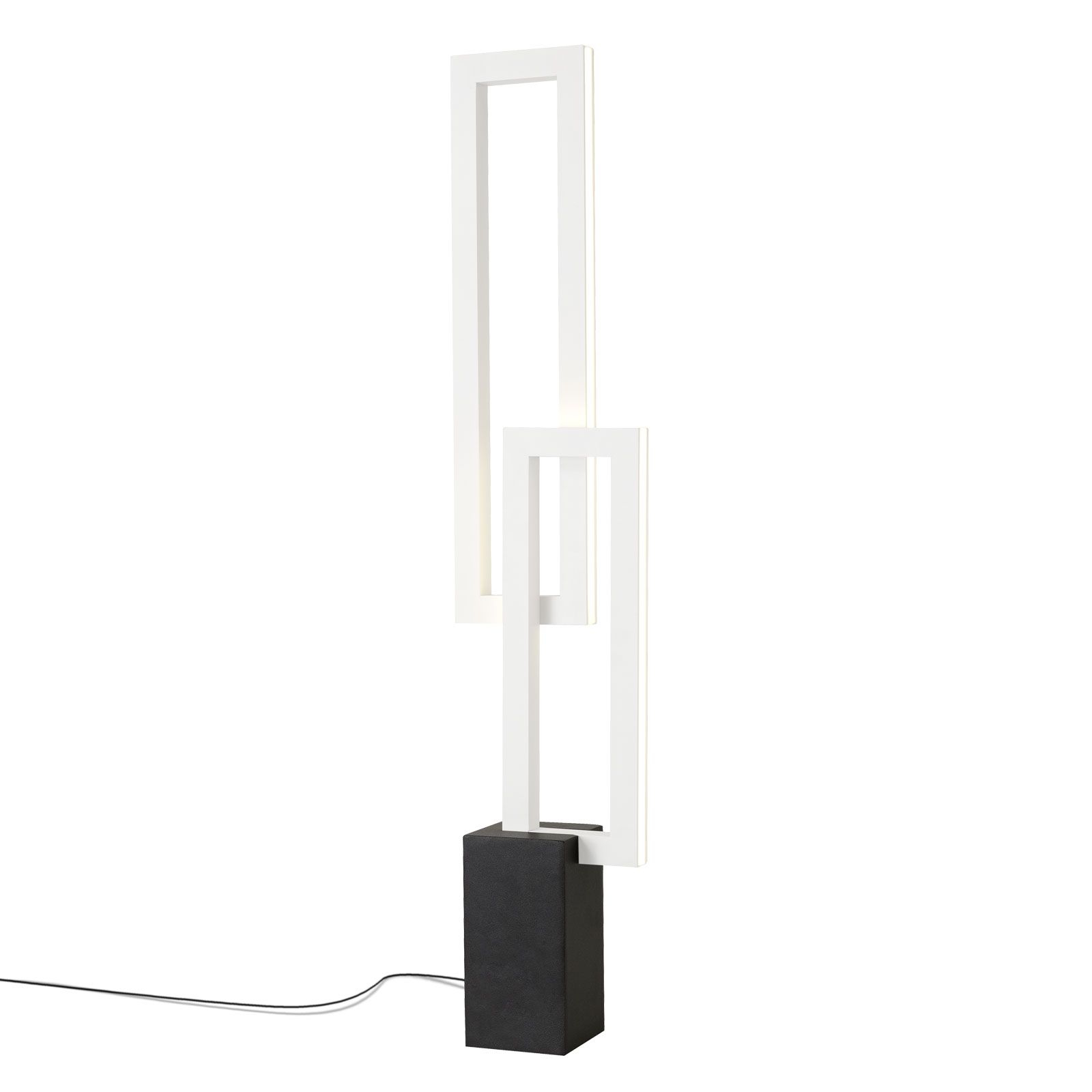 Lampada da tavolo LED Mural angolare, bianca