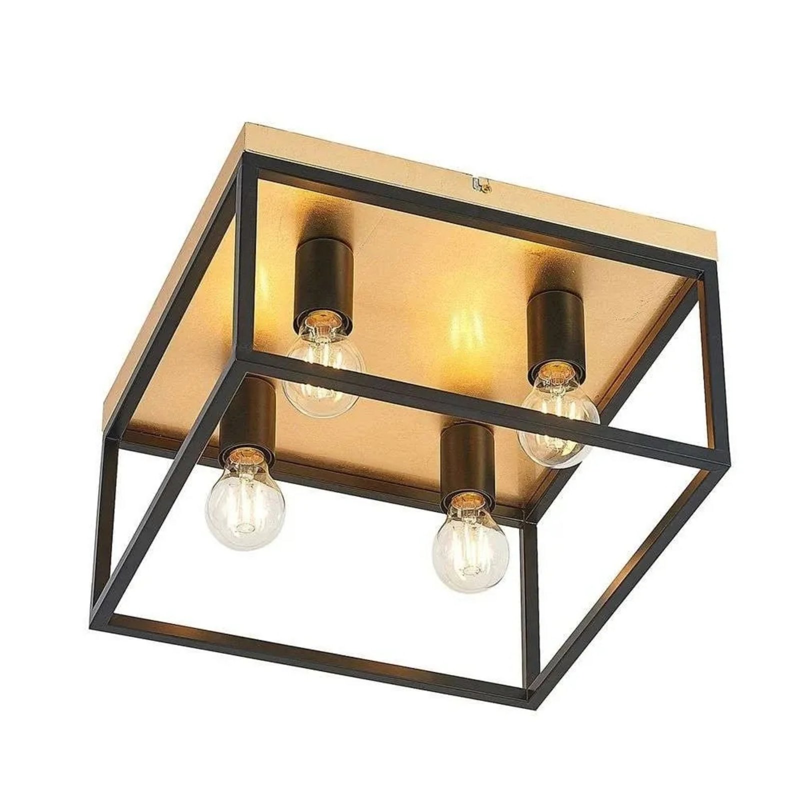 Miravi 4 Stropné Lampa Gold/Black - Lindby