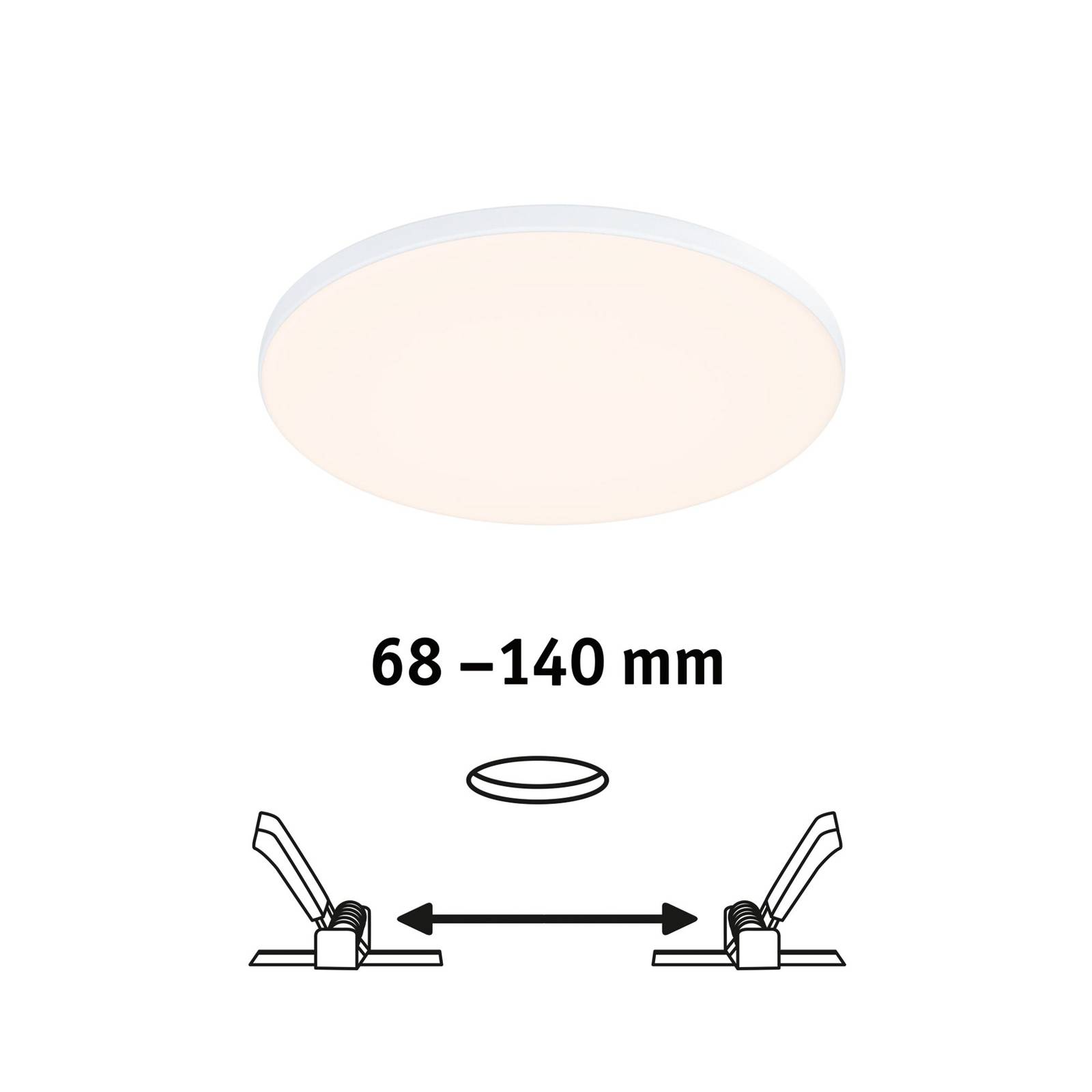Paulmann Veluna Edge LED wpuszczana IP44 3000K Ø 16cm