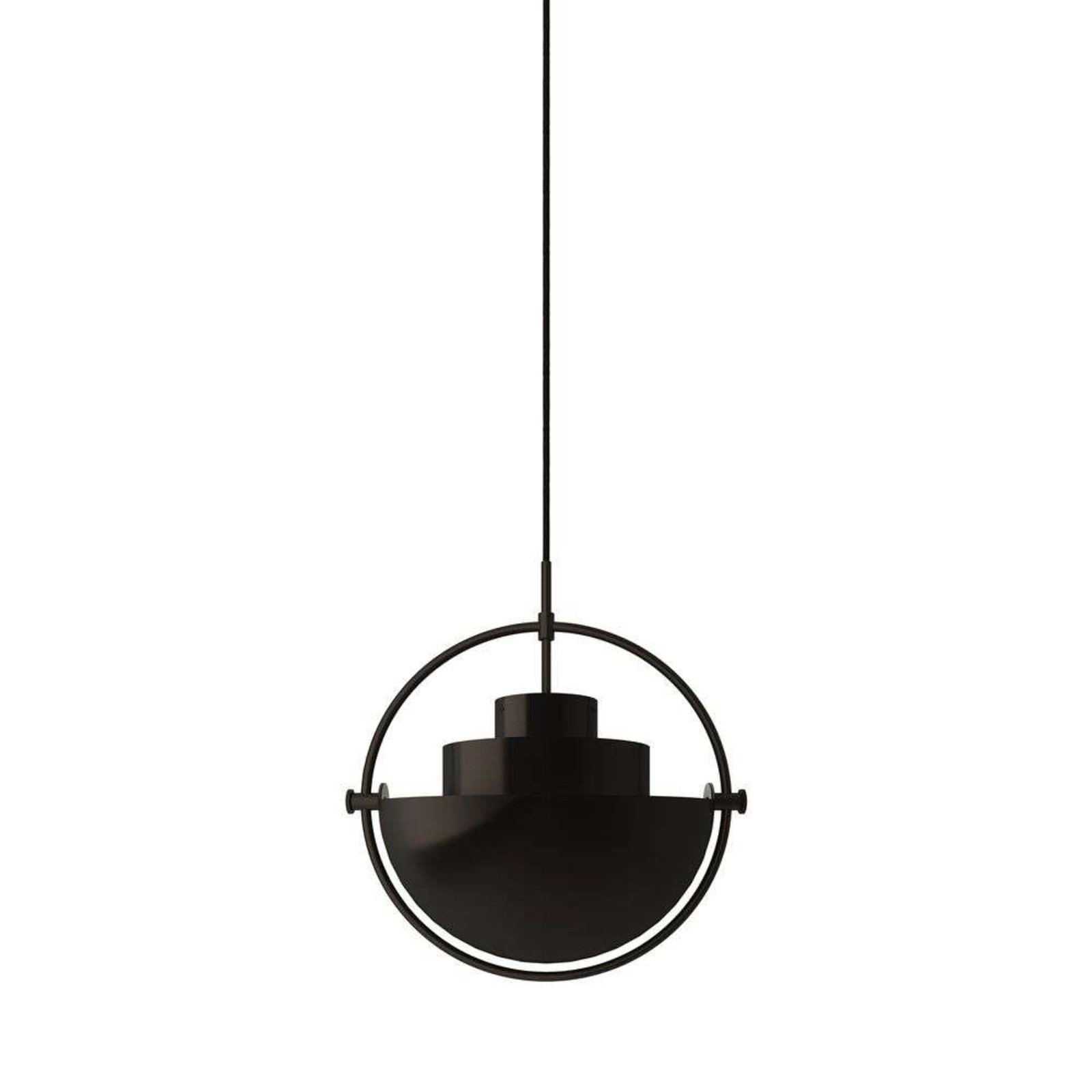 Multi-Lite Závěsné Světlo Small Black Brass - GUBI