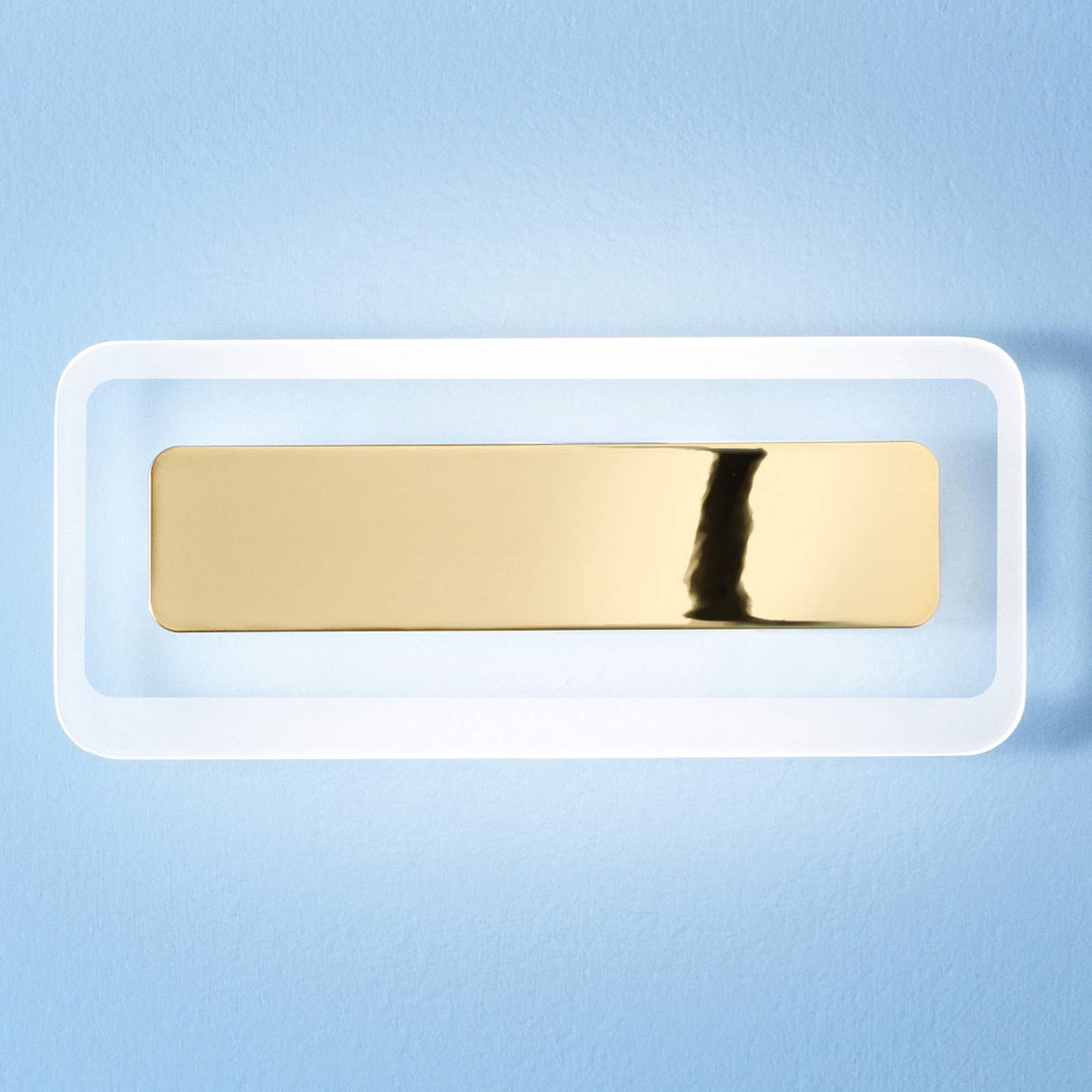 LED-Wandleuchte Antille gold 31,4 cm