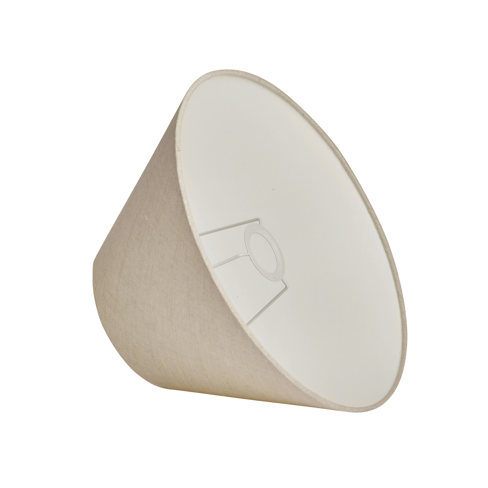 Pantalla de lámpara Basic Wide, beige, Ø 35 cm - Watt &amp; Veke