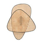Wandleuchte Screen, 77 cm hoch, natur, Rattan - MARKET SET
