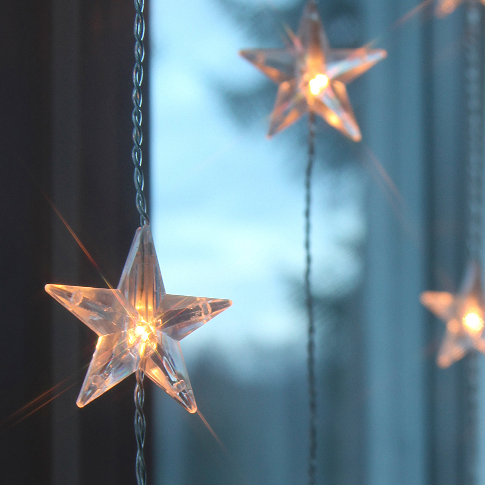 Best Season Ti lenker - LED-lysgardin Star 20 lys. - plast