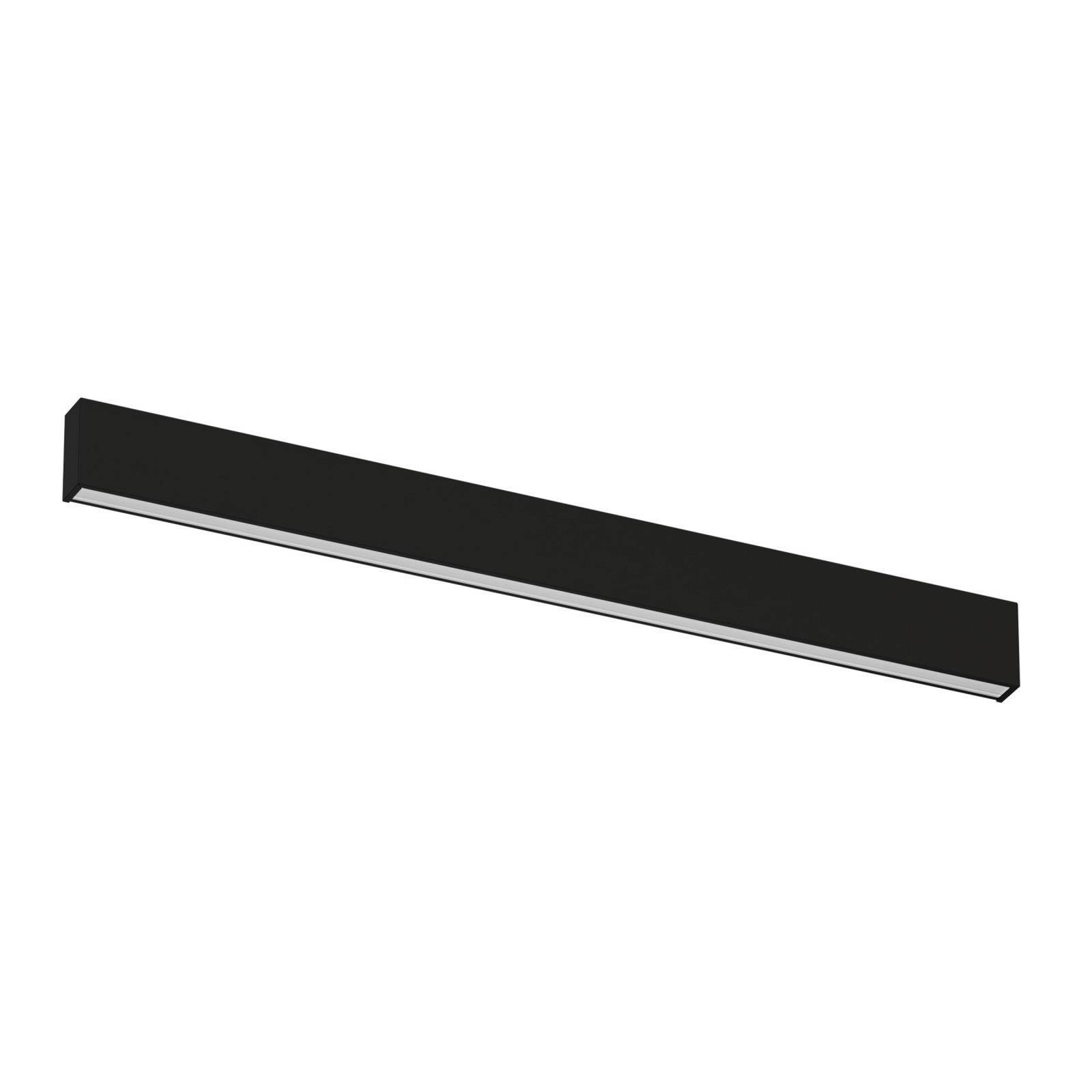 LED-Wandlampe Box W2 Bi-Emission, B 91,9 cm, schwarz, 2700 K