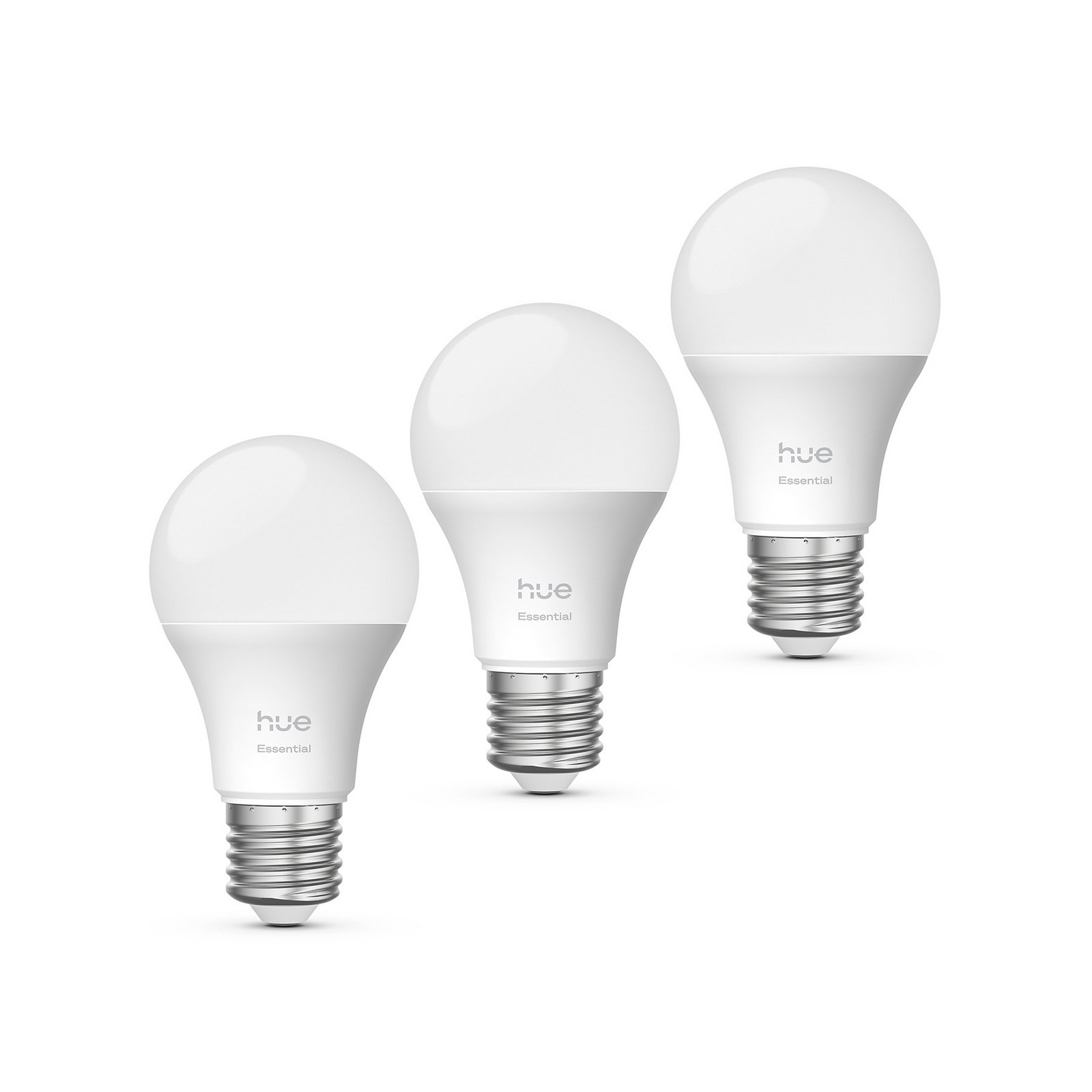 Ampoule LED intelligente Philips Hue E27 A60, 8 W, RVB CCT, lot de 3