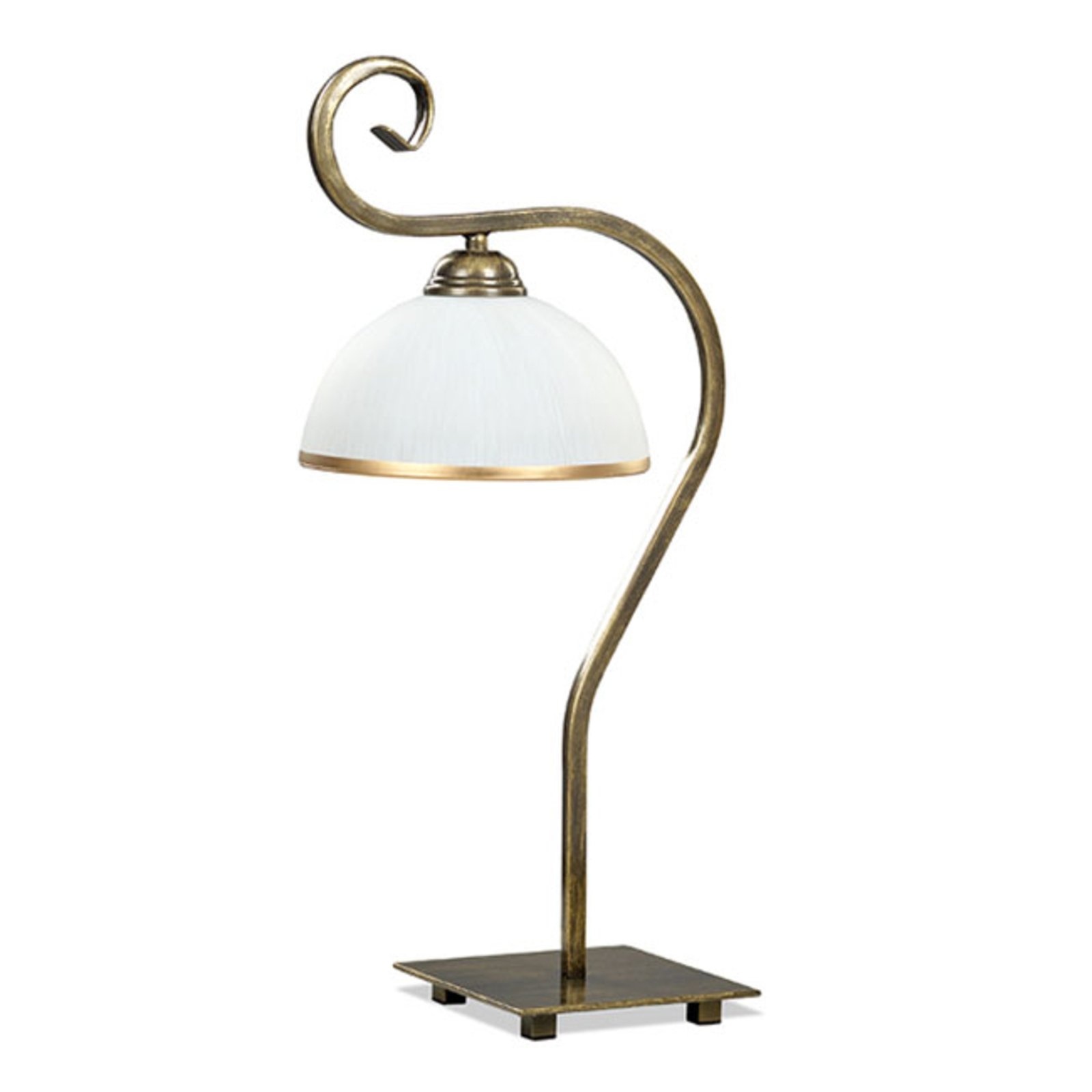 Tafellamp Wivara LN1 in klassiek-ontwerp, goud