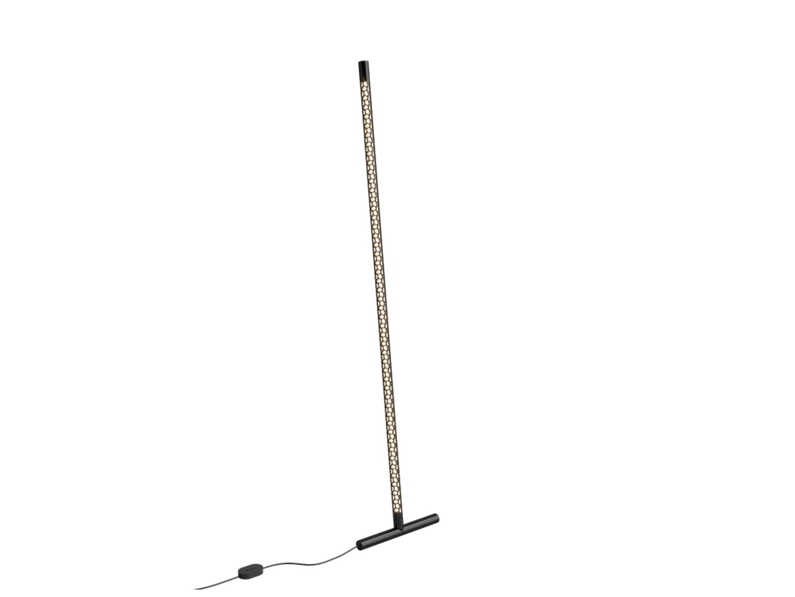 Squiggle F1 Floor Lamp 2700K Matt Black - Rotaliana