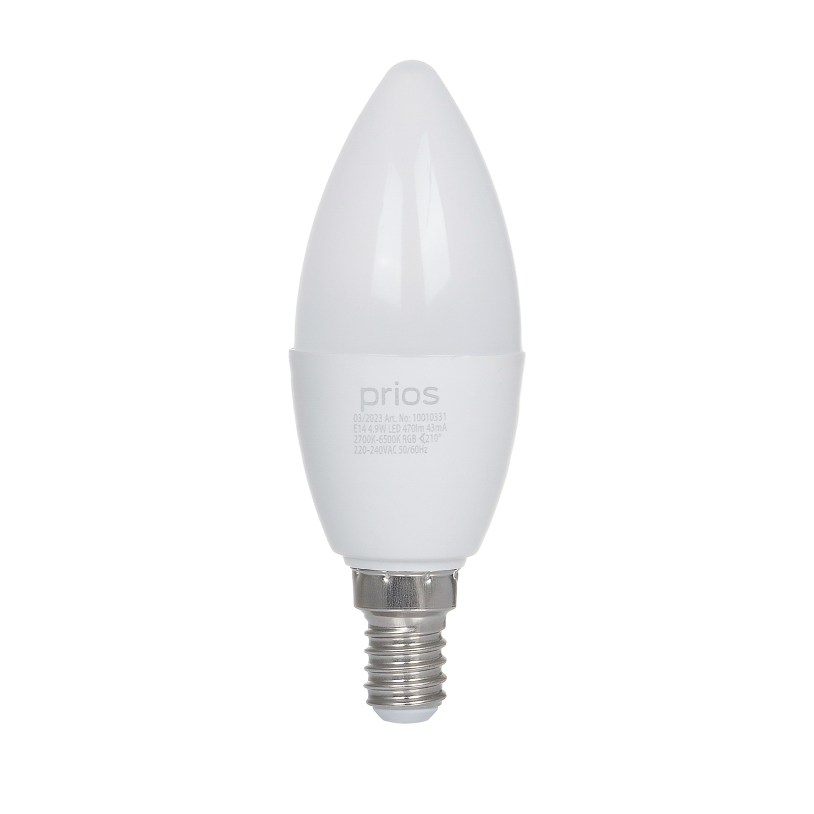 Prios E14 4,9W CCT RGB ZigBee Tuya Philips Hue 3er
