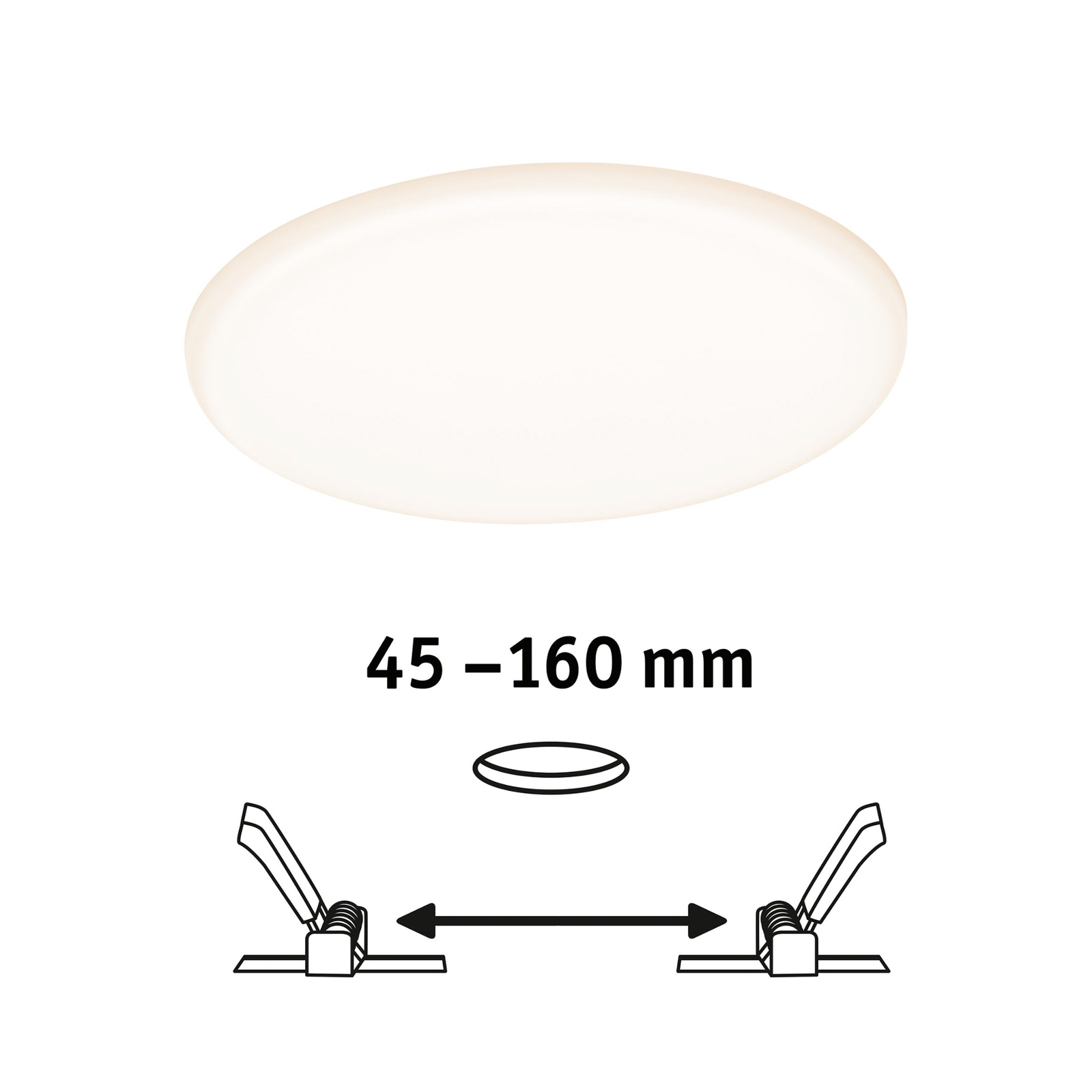 Paulmann LED plošča Veluna okrogla 3-stopenjska CCT 21,5 cm