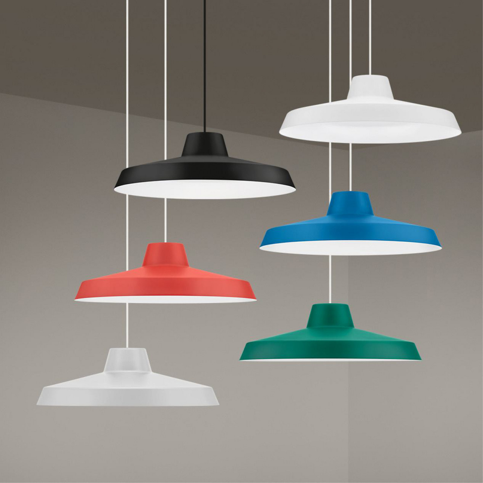 Linea Light Lampă suspendată LED Miguel gri aluminiu 2.700 K - Bucătărie